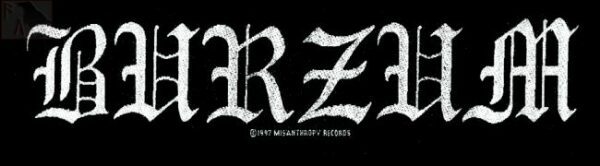 Burzum - Logo silver Patch