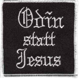 Odin statt Jesus Patch